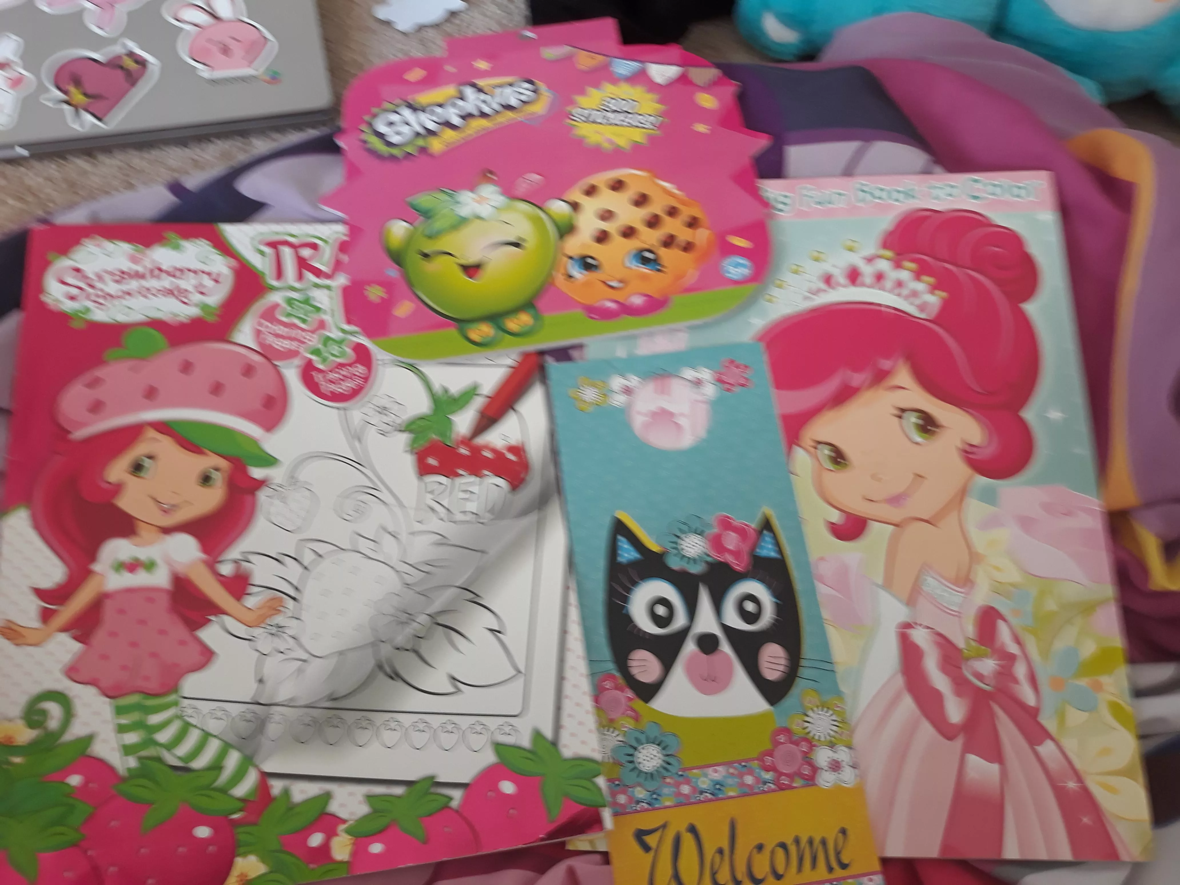 My coloring book set from Amazon came in today!