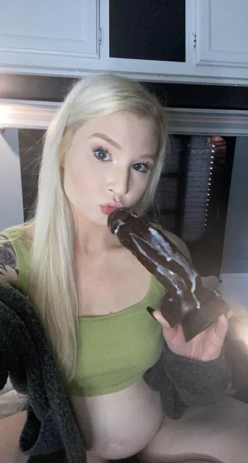 My cream looks so good on this dildo!