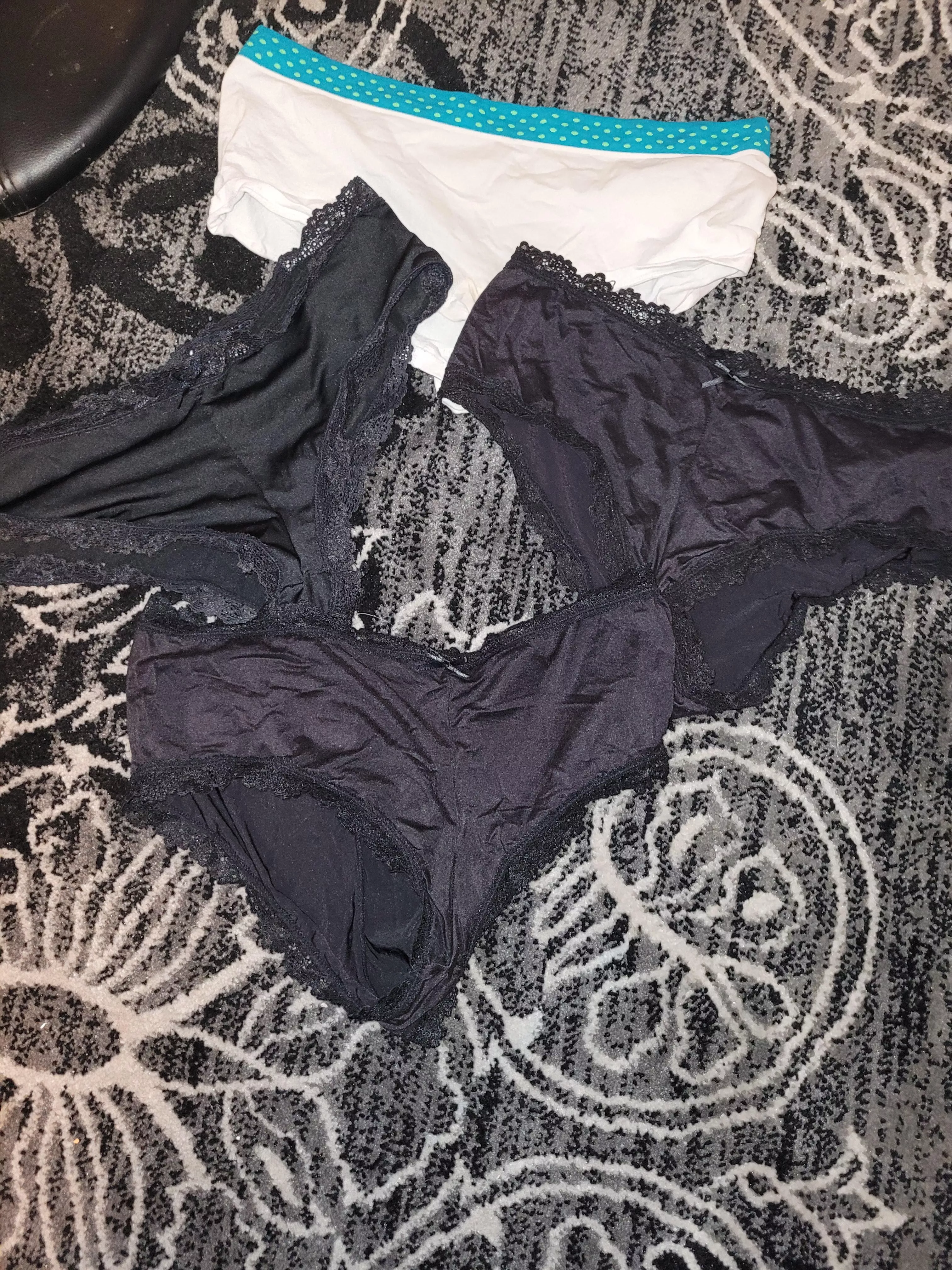 My cum rag collection grow a little