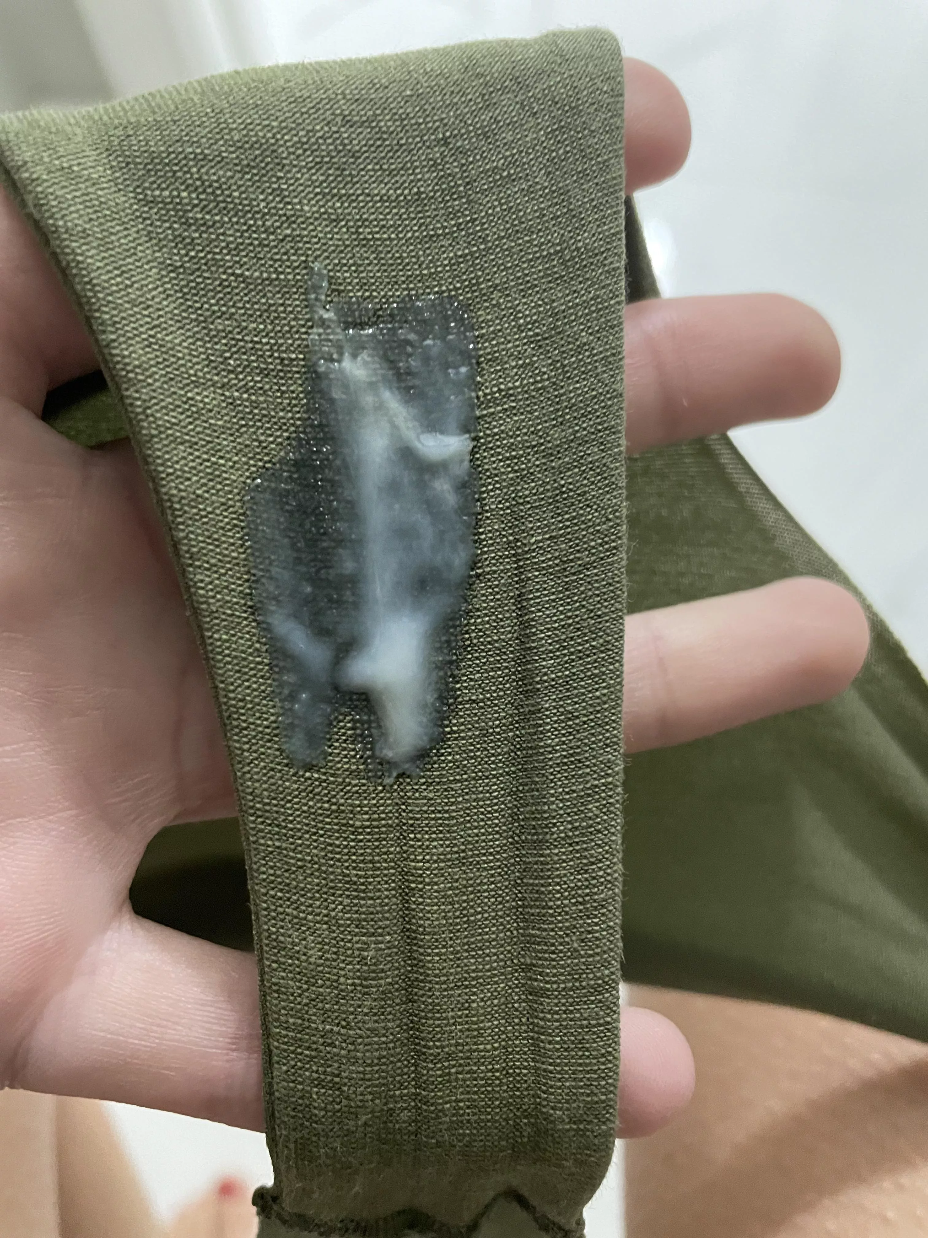 My cute little panty stain 💚