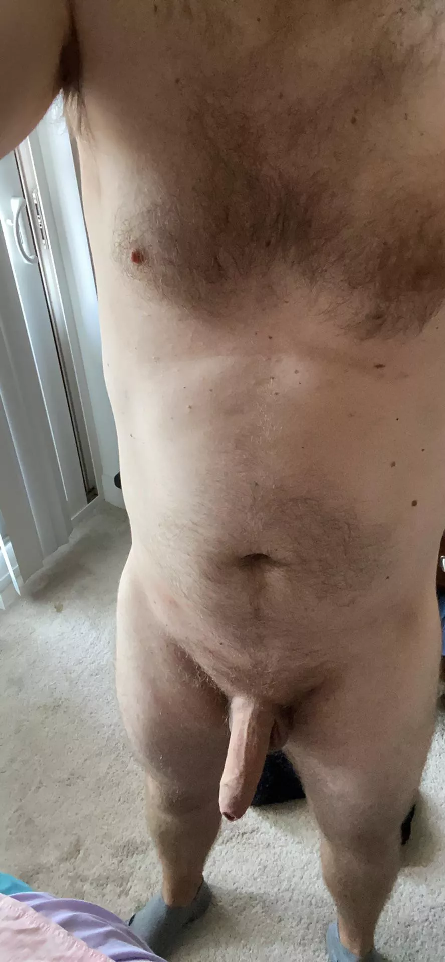 My dad bod and uncut dick My dad bod and uncut dick