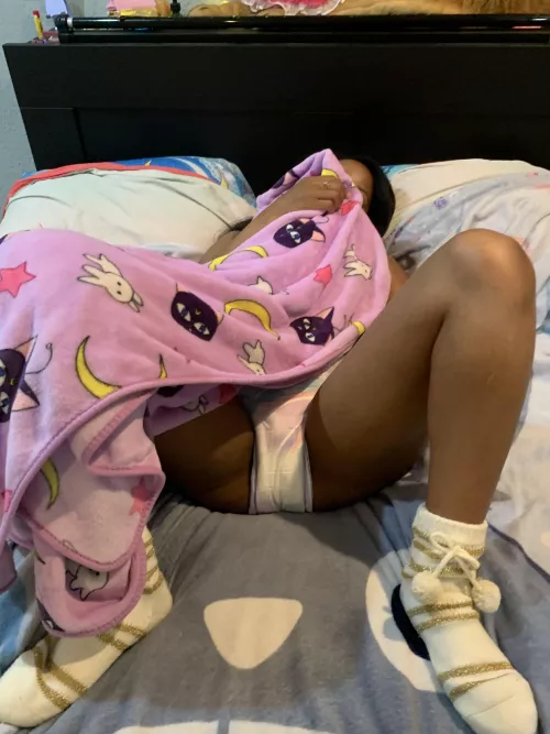 My darling kitten snuggling into bed 💞