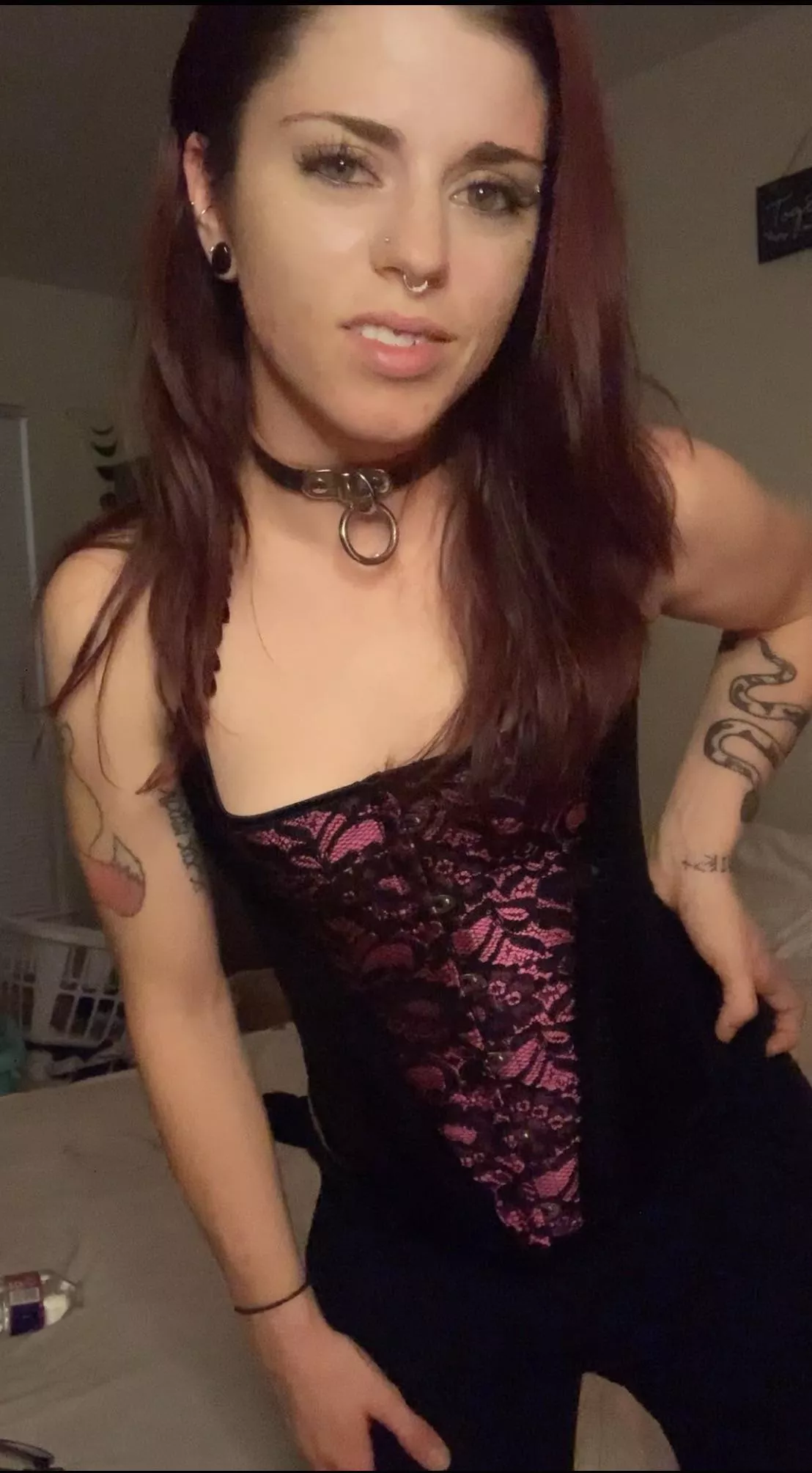 My favorite corset for when I unleash my Dom side 😈 [f]