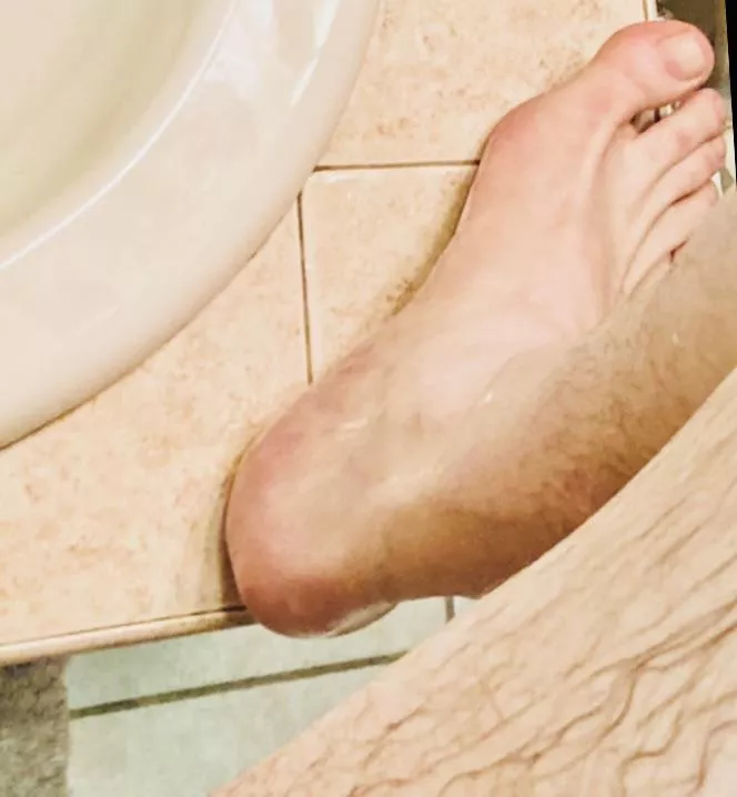 My feet will dominate your face and mouth. Get down and smell them now.