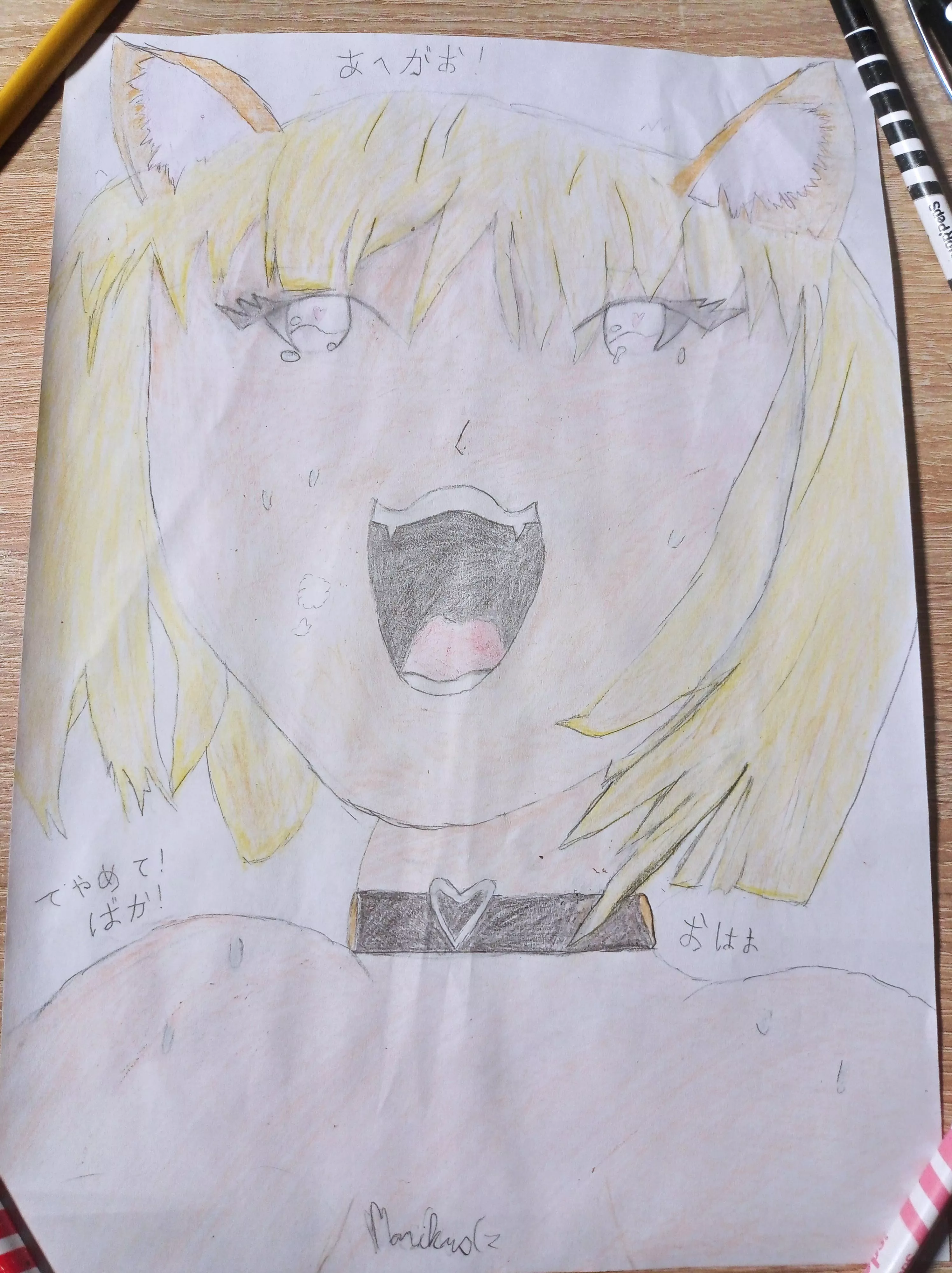 My first ahegao art (marekusCz)