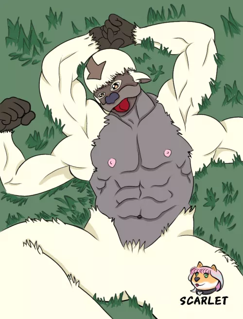 My first attempt in drawing muscles lol