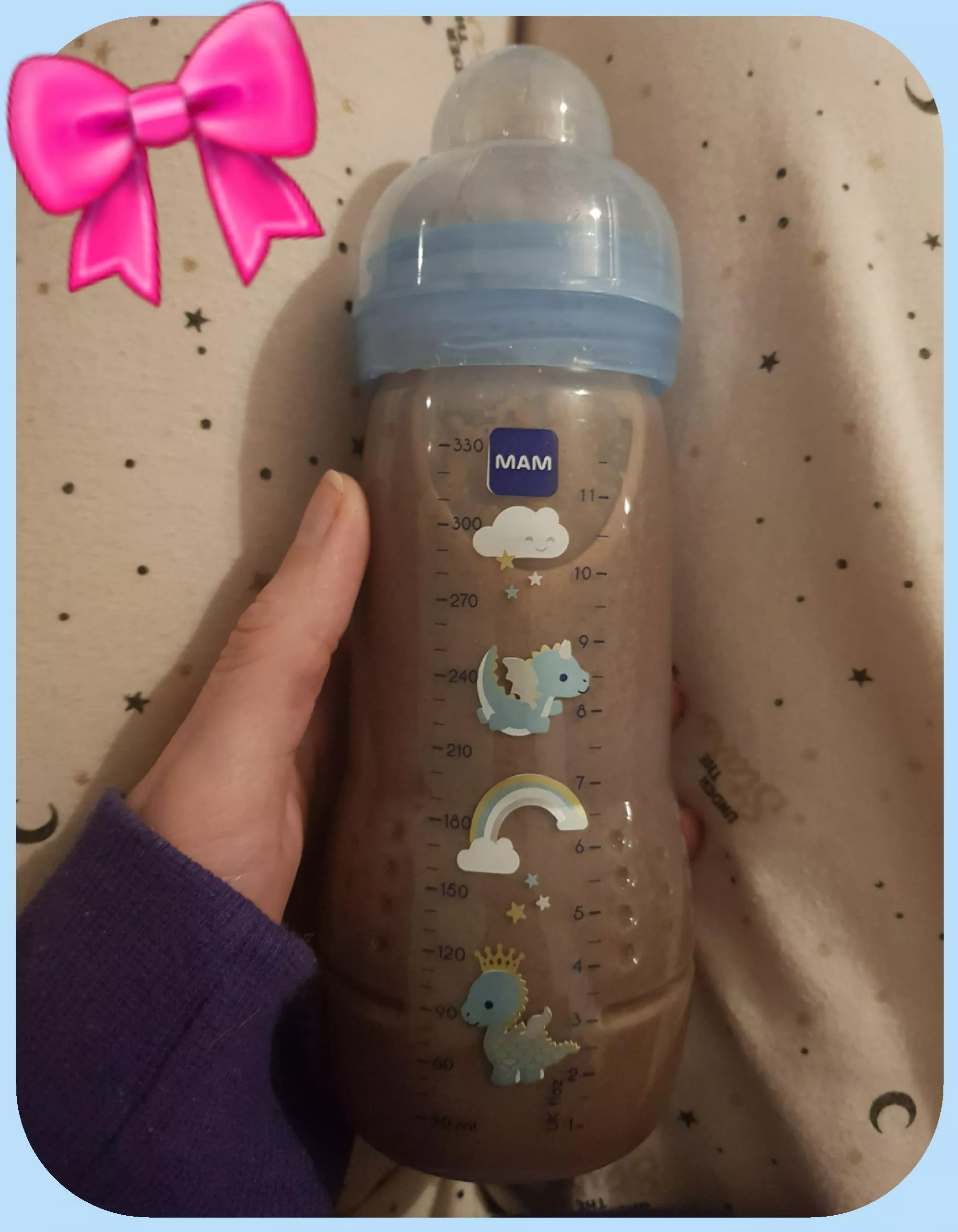 My first bottle 🥺💕