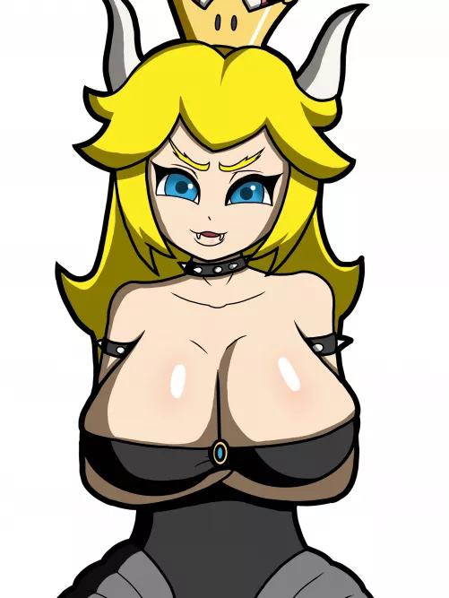 My first bowsette drawing