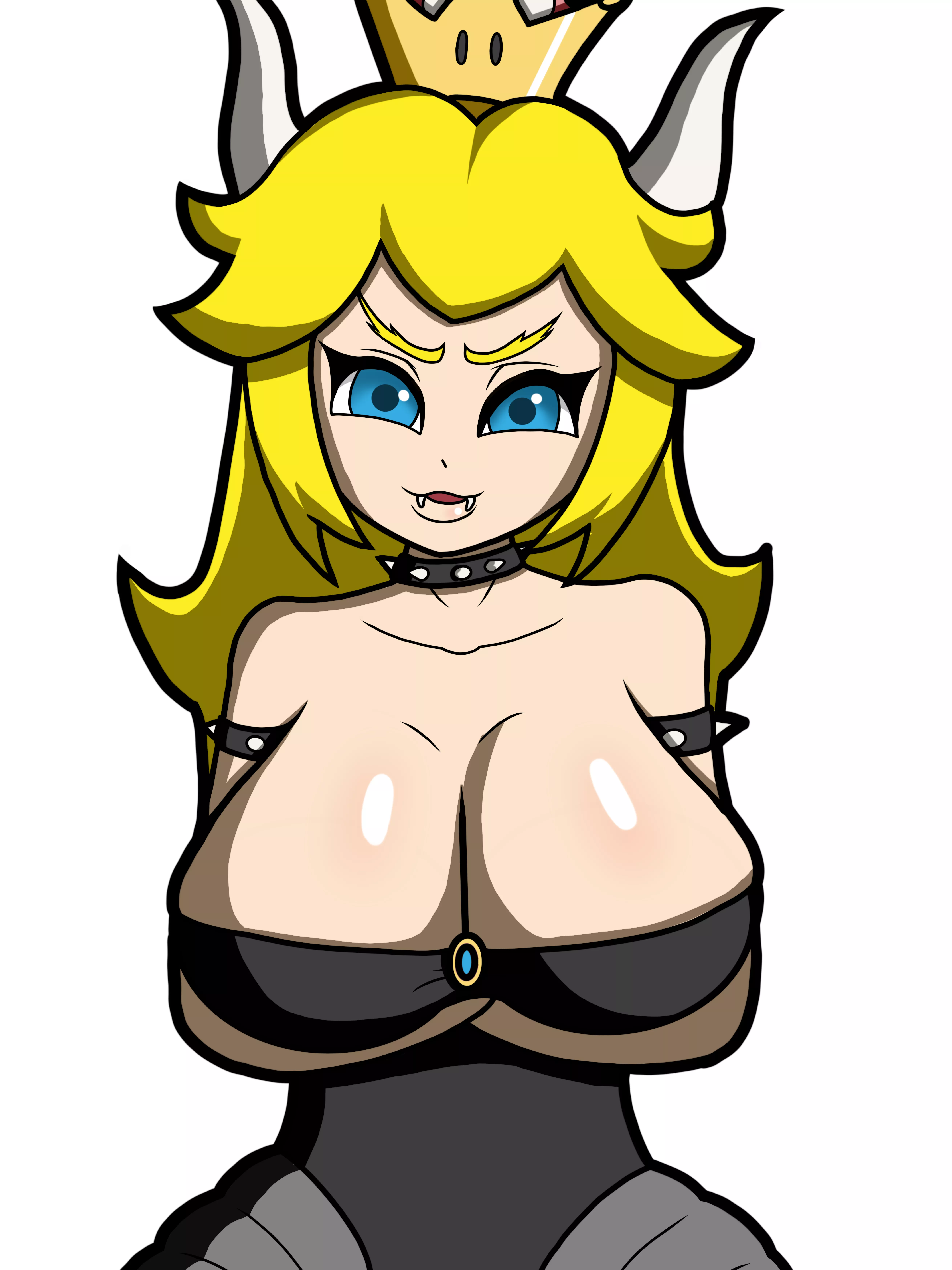 My first bowsette drawing