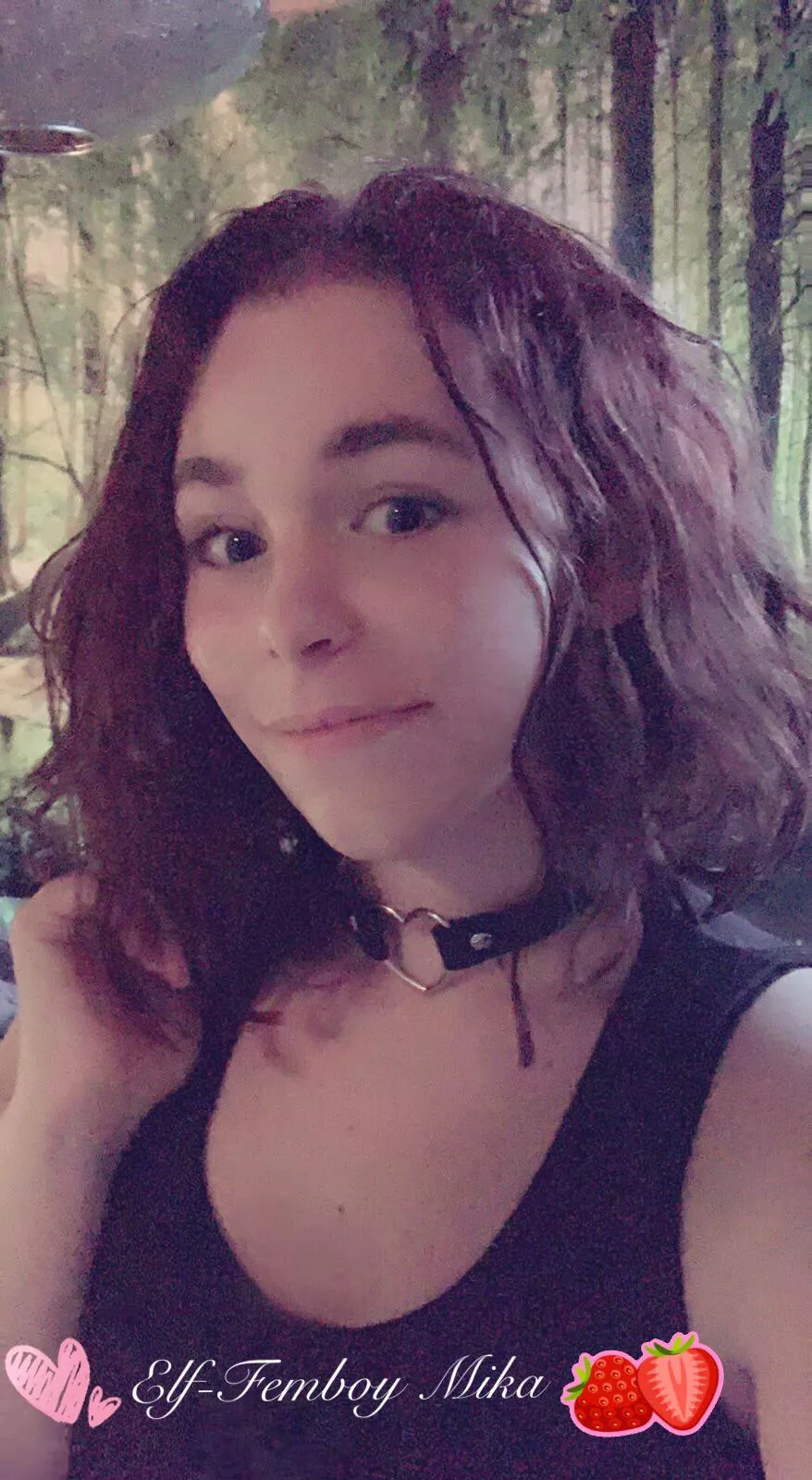 My first ever choked, all ready to wear in public ☺️💕🍓