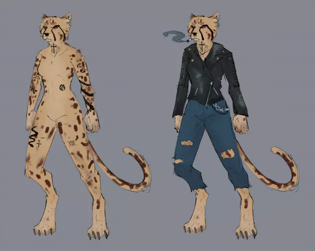 My first fursona commision, I think it looks awesome and I'm glad I've finally decided to make a fursona