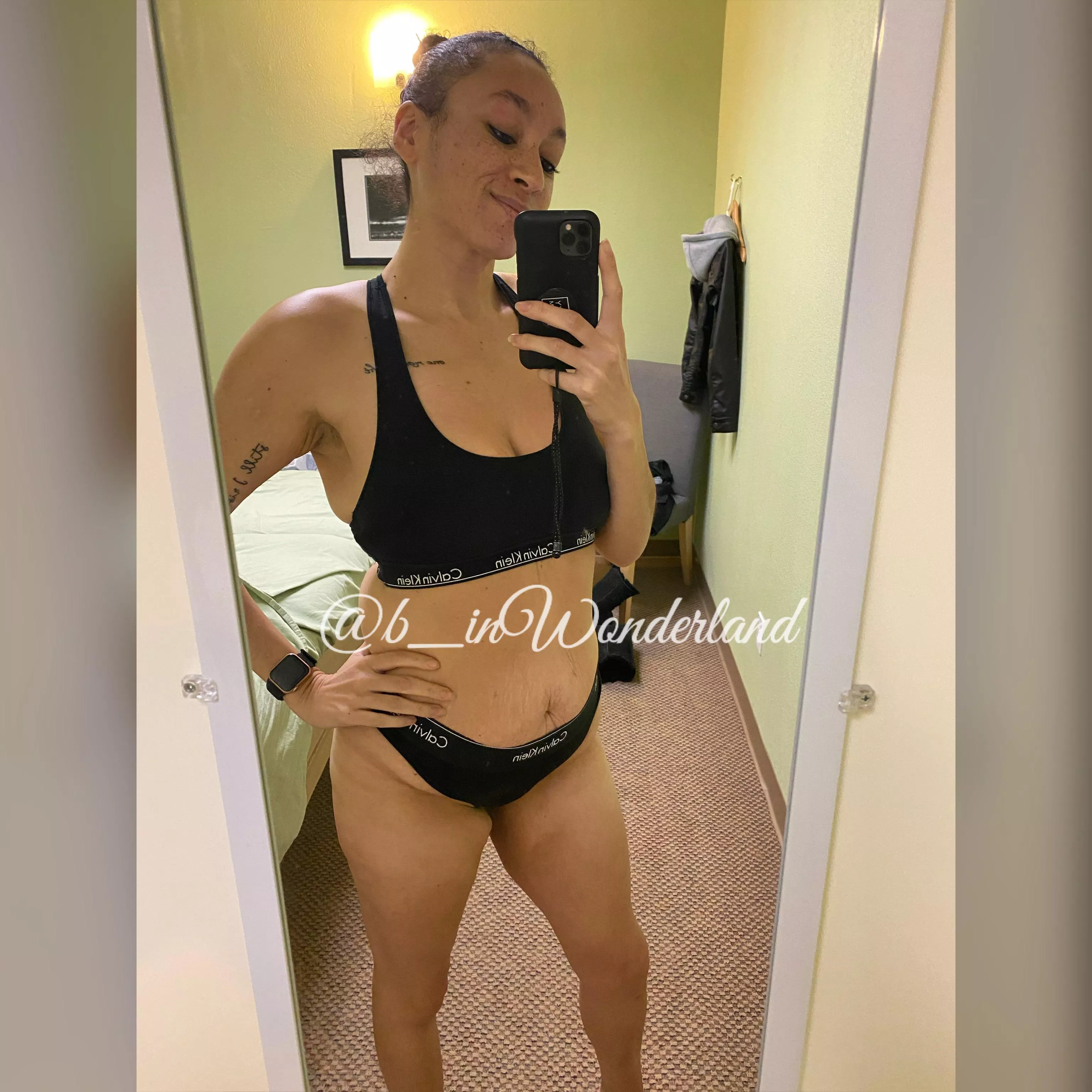 My first official CK set since my 120+ lb weight loss and breast reduction surgery. Not perfect by any means, and that’s absolutely fine with me. I’m just grateful for this body I love and appreciate so much now. Have a great day everyone.