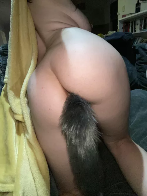 My first plug, first tail, first time trying thisβ¦ already planning my collection ππ
