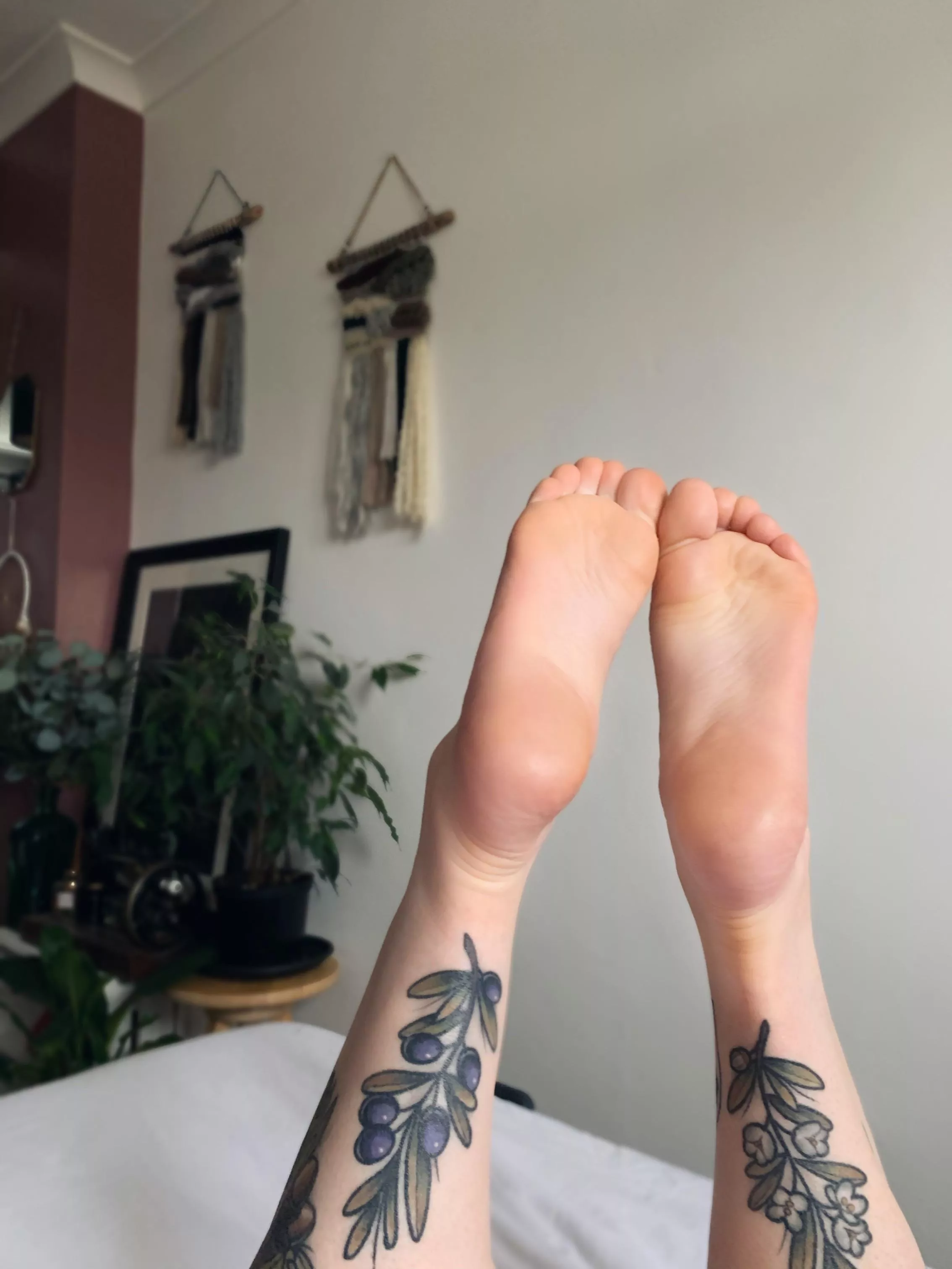 My first post here! Do you like my pink, soft soles? ?