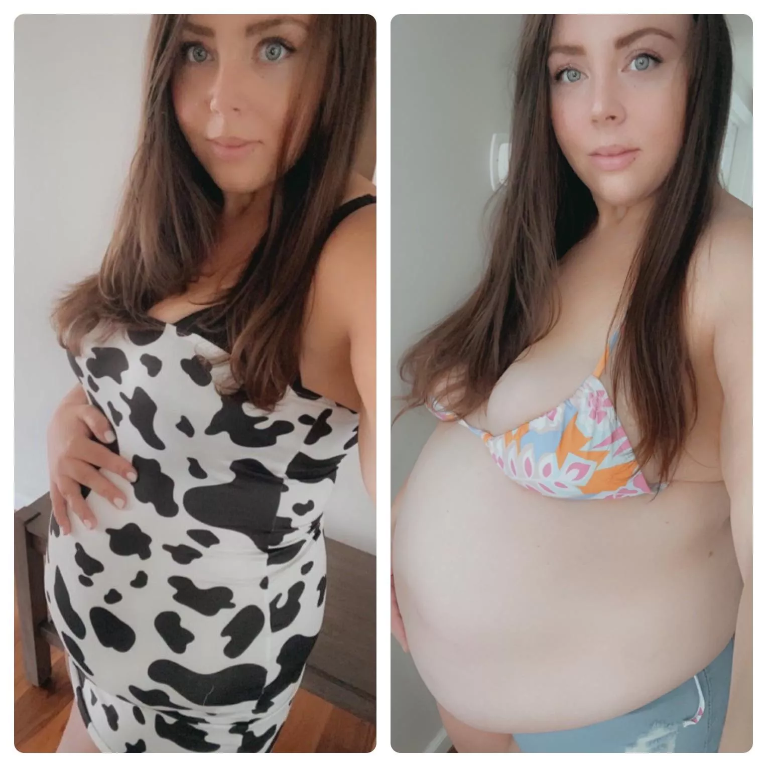 My first post in August vs now 😅