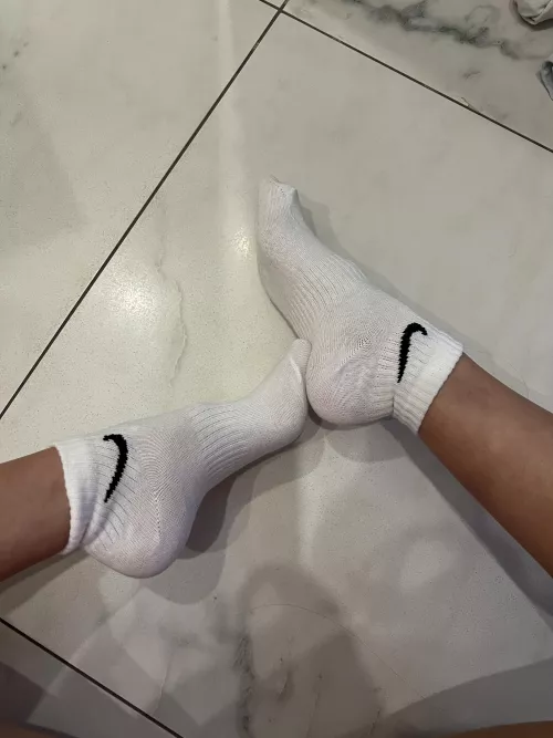 My first time here, do you like my socks? 😊 [female]