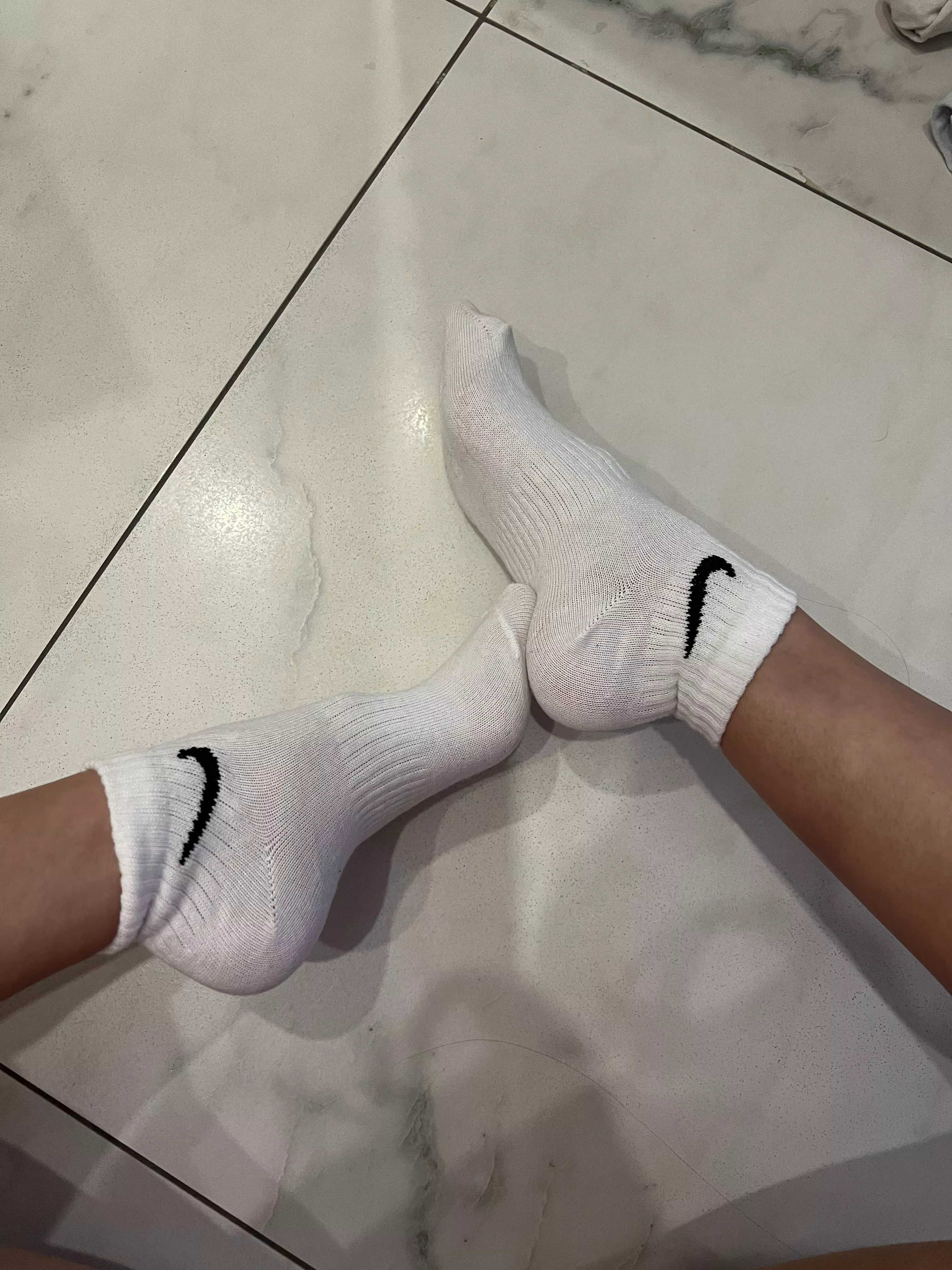 My first time here, do you like my socks? 😊 [female]