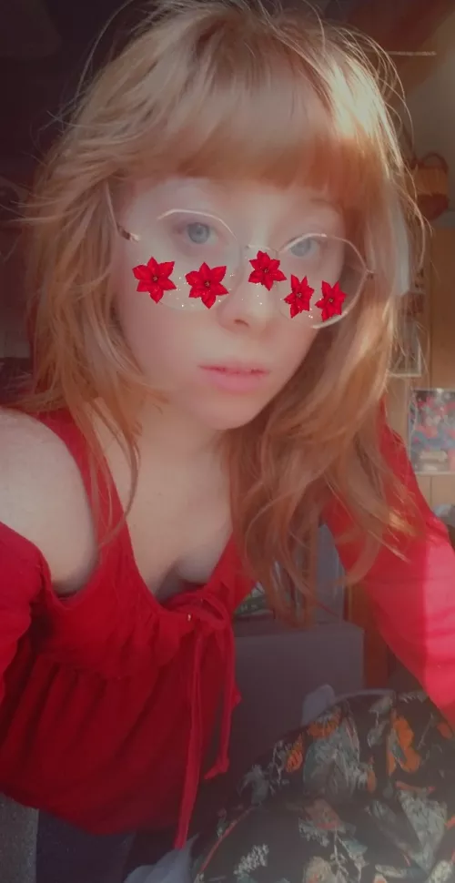 My flowers are up here.