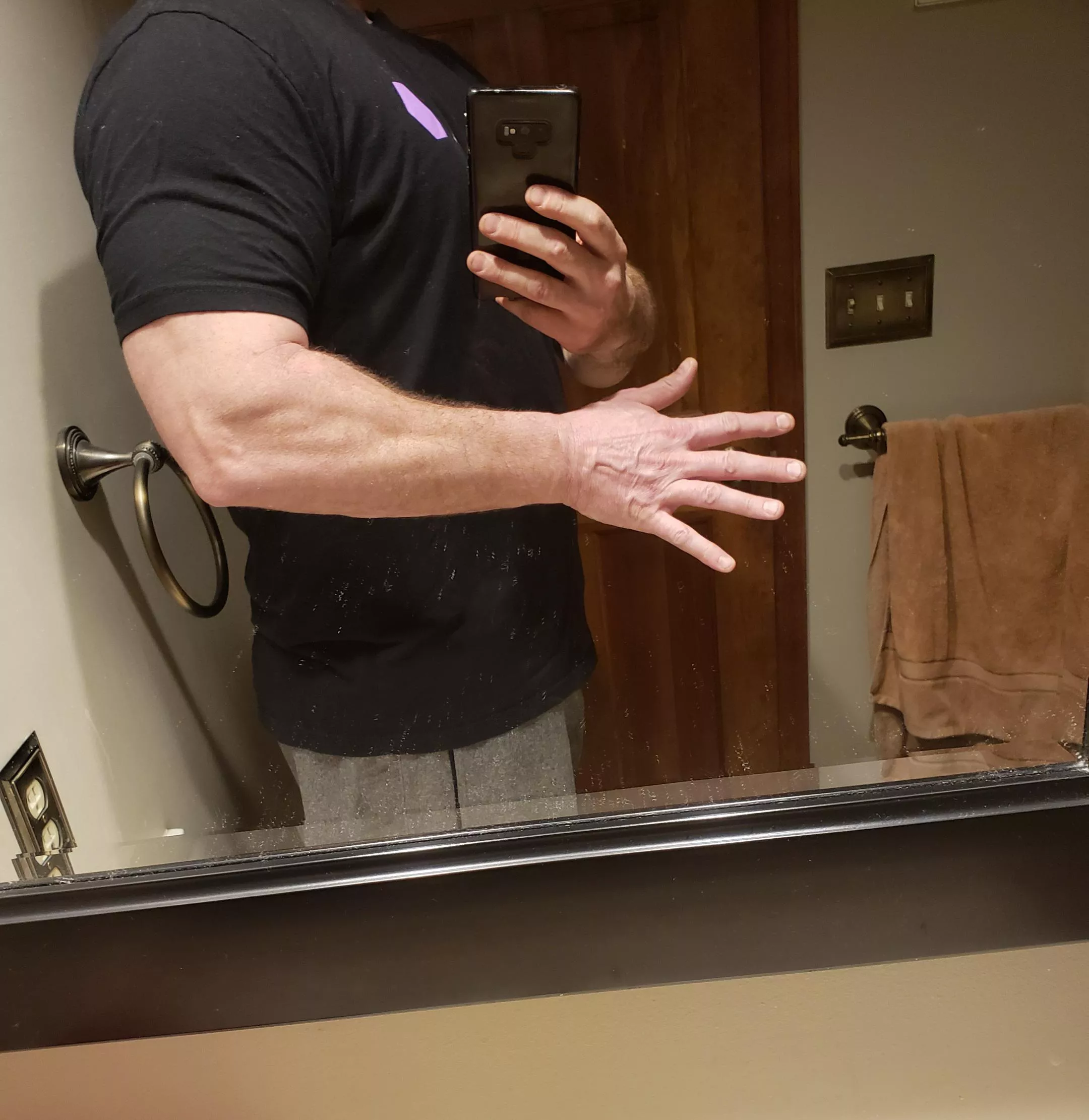 My forearms and hands tho if that's your thing. It's extremely difficult to escape my robogrip, especially if your hips are in my hands and that fat ass in the air and I'm behind you! ?
