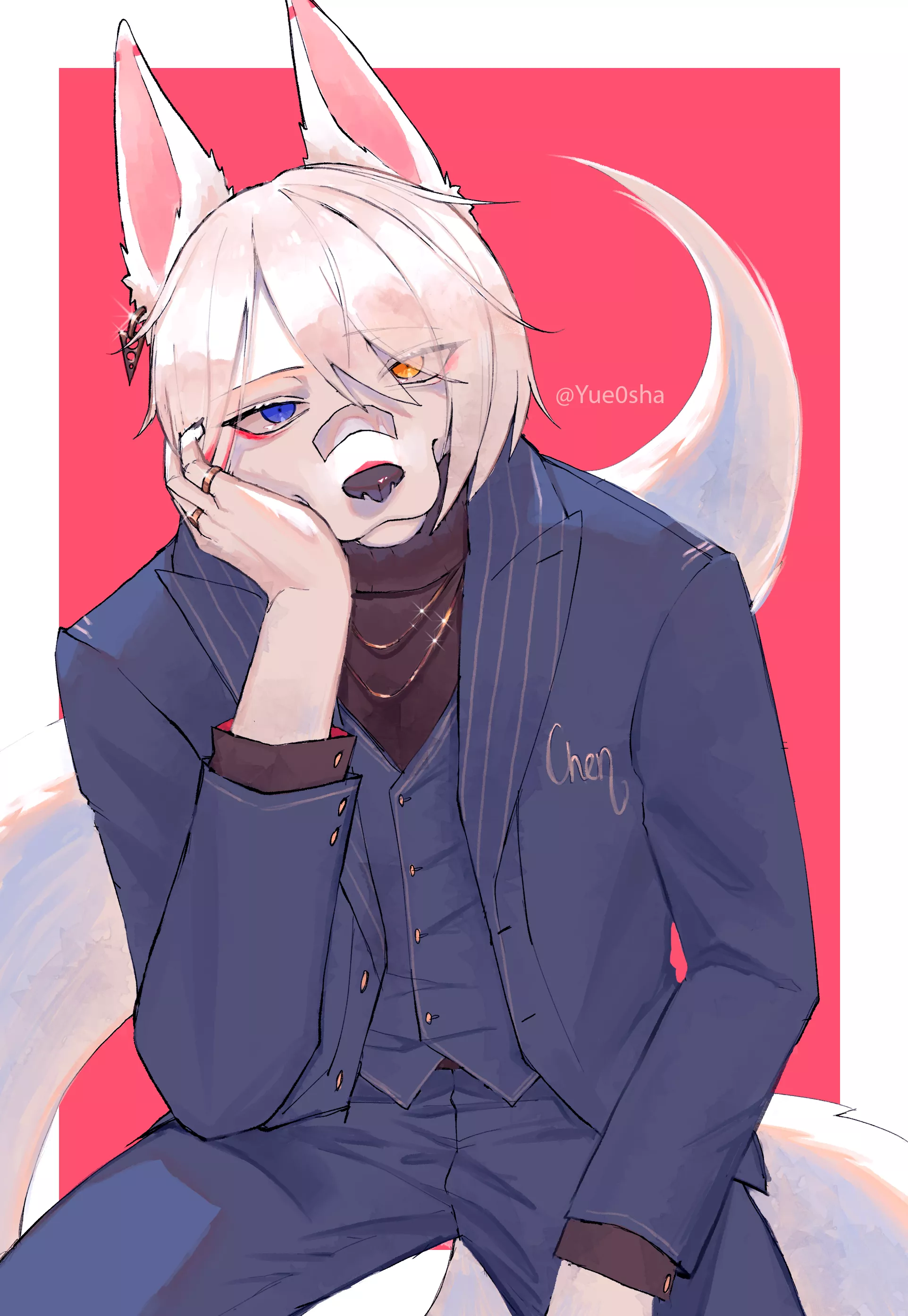 My friend Chen | Art by me @Yue0sha