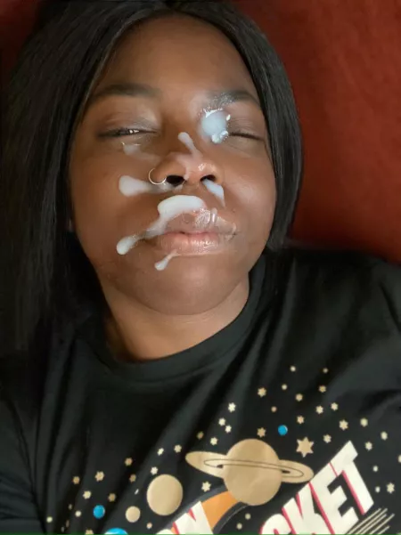 My friend said my face is his favorite place to cum ?