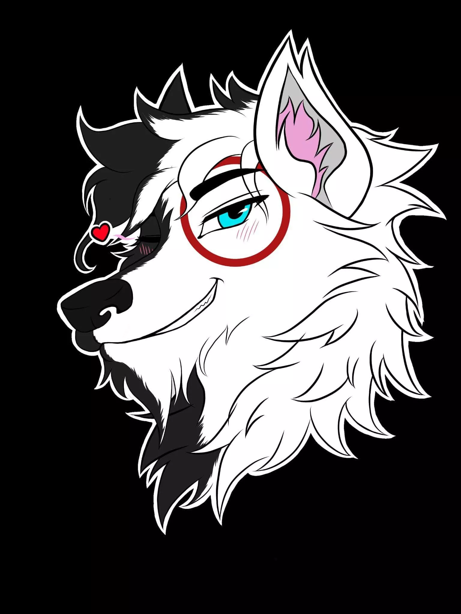 My fursona drawn by my wife 😍❤️