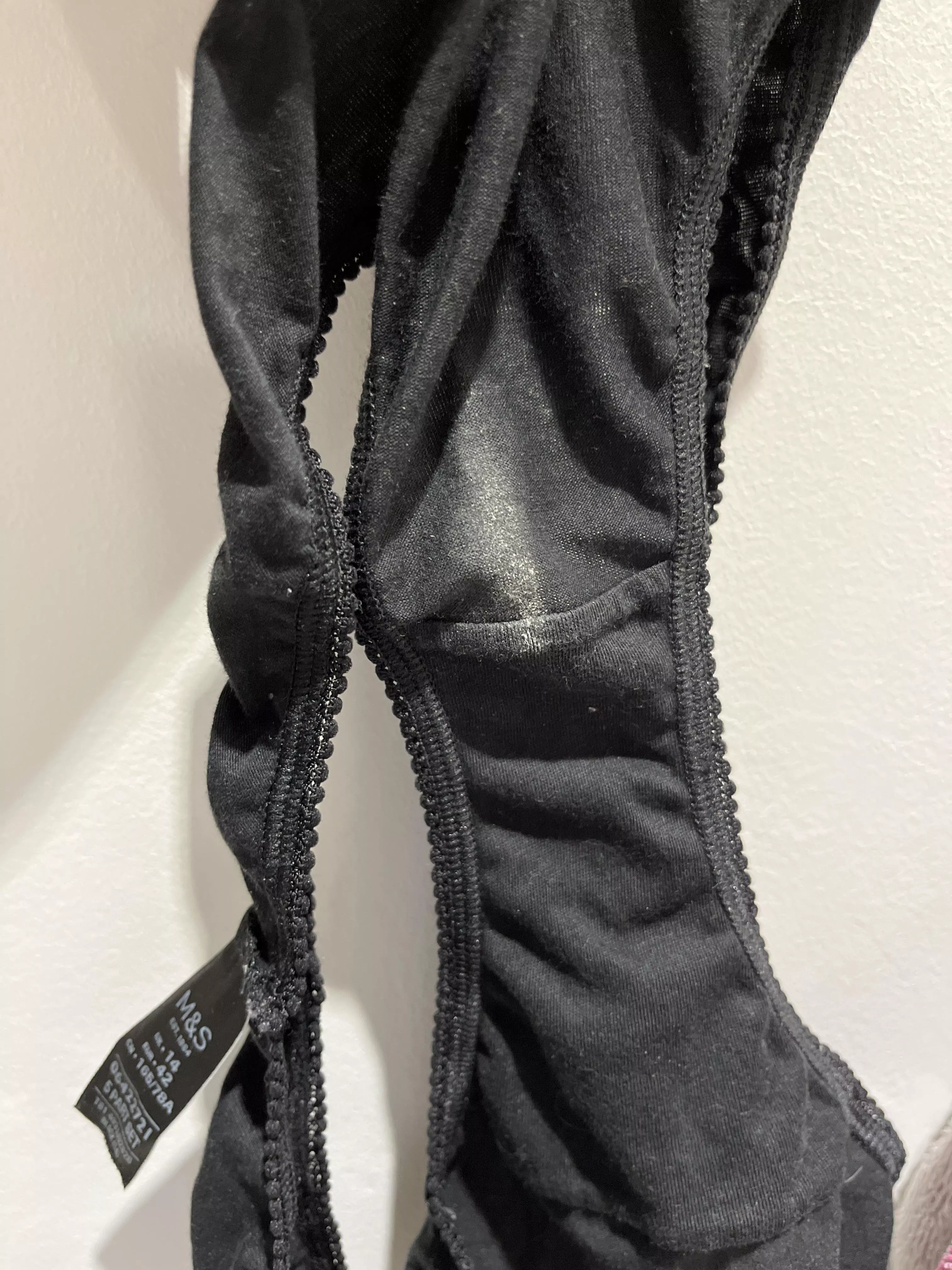 My gf slipped these off just before we had some fun and put on some sexier panties. I wish she kept these on though