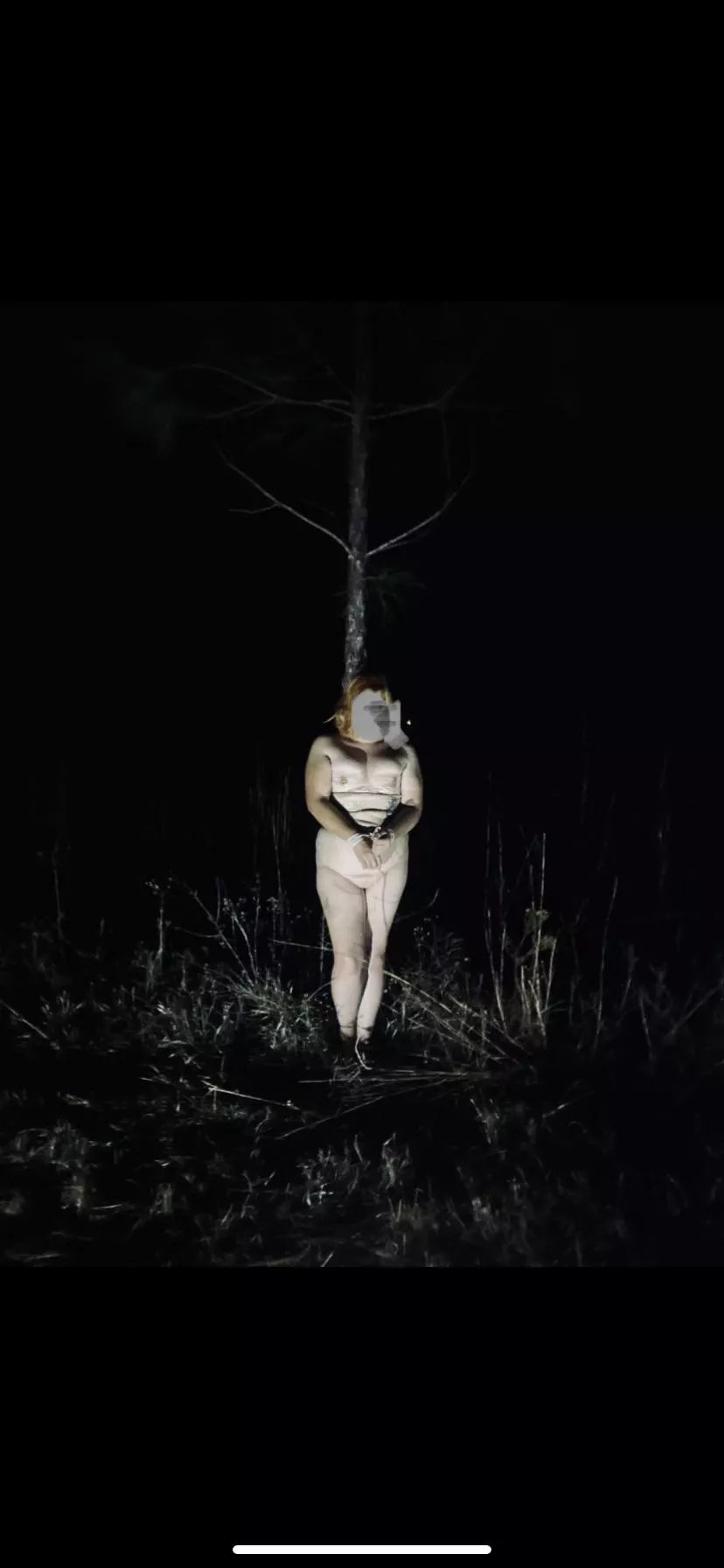 My girl has always wanted to be bound and left in the woods😈 My girl has always wanted to be bound and left in the woods😈