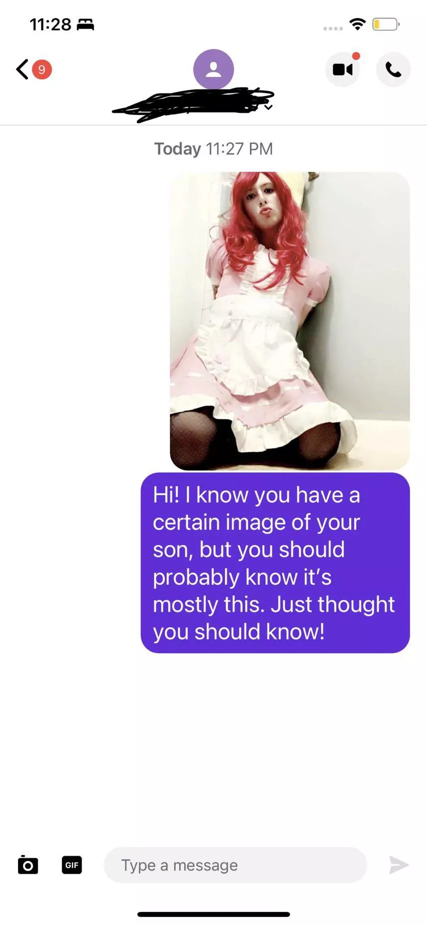 My girlfriend just sent me this, she texted my mom 😰I don’t even know what to say but I know I’m going to be my girlfriend’s sissy cuck for the rest of my life.