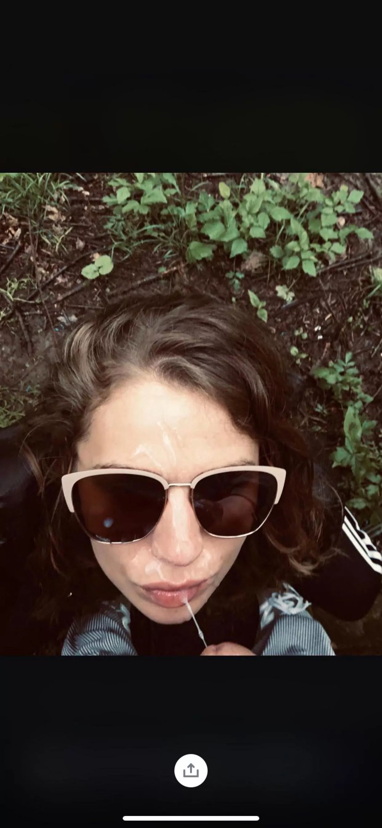 My glasses and face love a creamy facial My glasses and face love a creamy facial