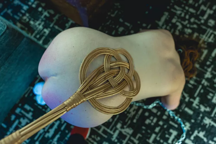 My grandma used one of these to beat her rugs 😁 if she knew how I use it now 😈 maybe she did 😉 [OC] [The Dirty Archangel]