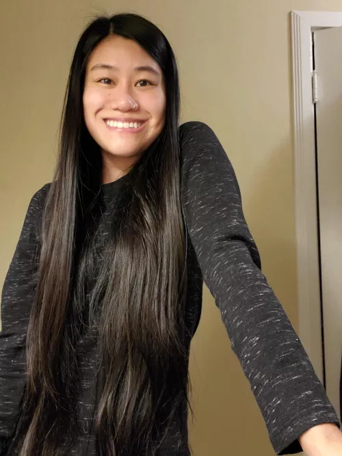 my hair looks nice in this 😁