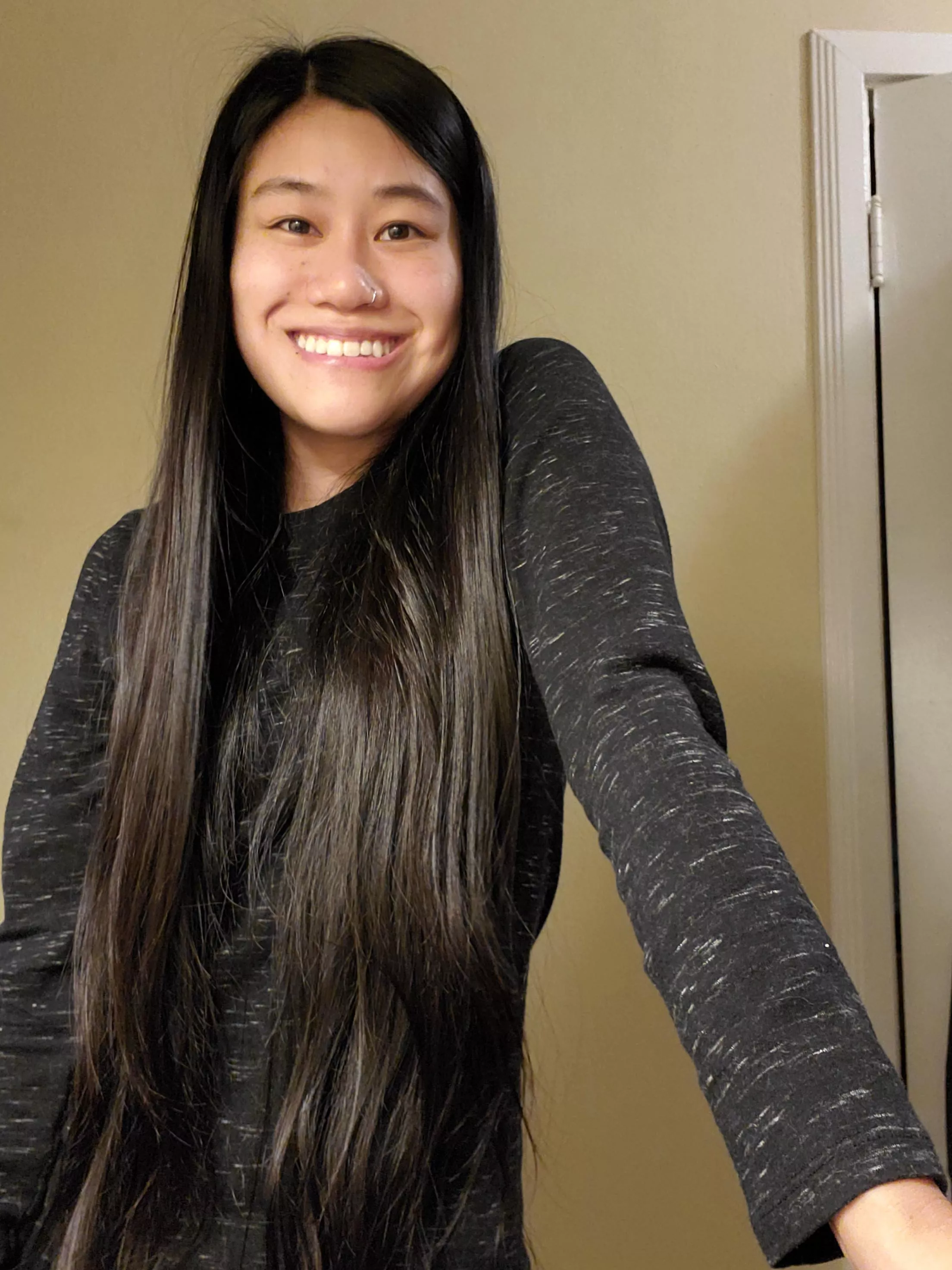 my hair looks nice in this 😁