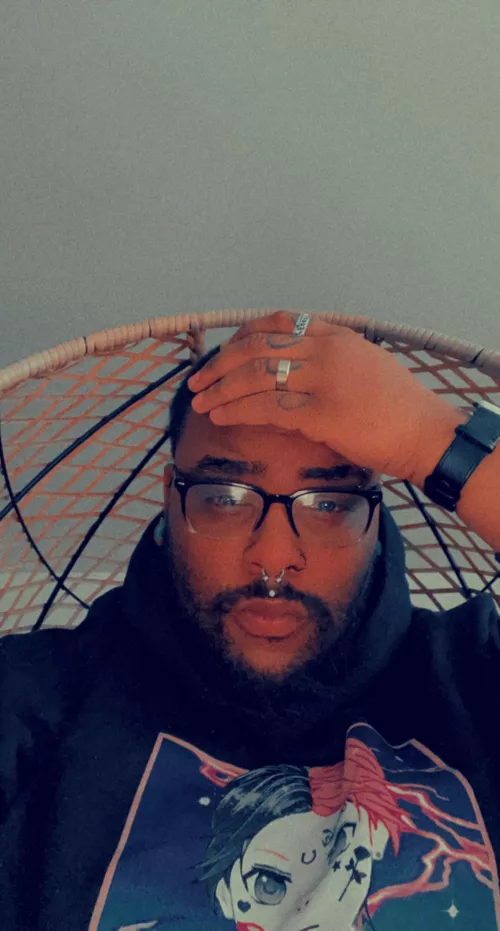 My hand placement represents the stress of trying to plat Demon Slayer