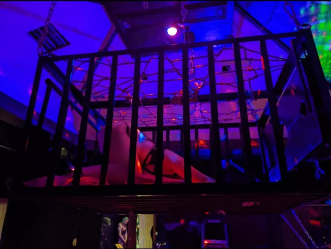 My Harley Quinn moment at the dungeon.