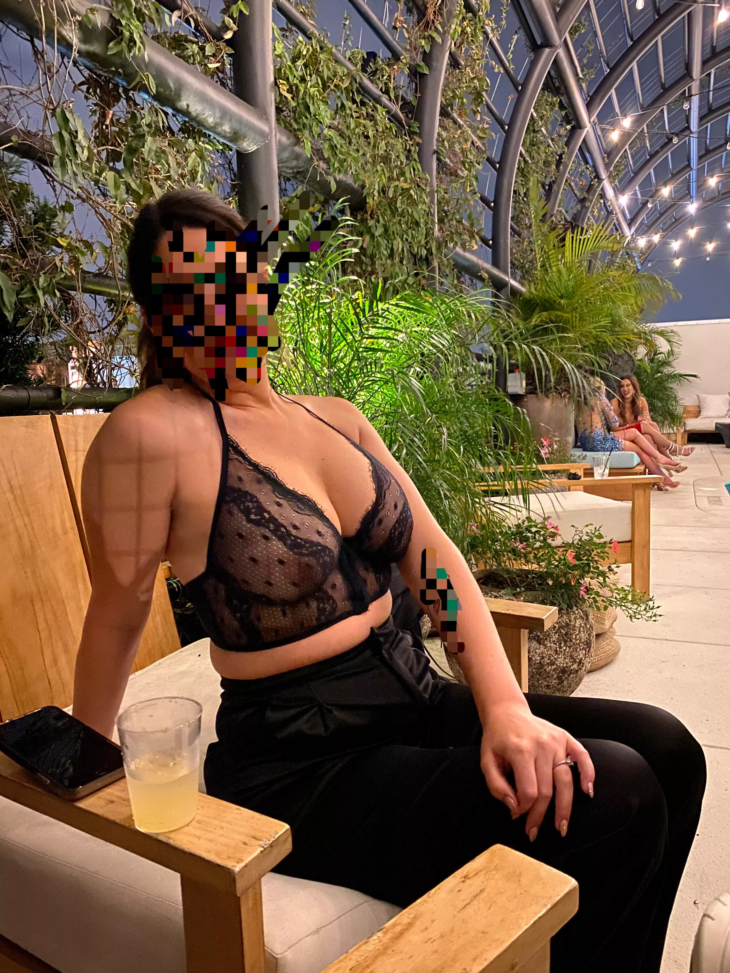 My Hot Wife! NYE 2022 Rooftop Party! If she knew how bad I want to see her taken! First time see through public! Would you My Hot Wife! NYE 2022 Rooftop Party! If she knew how bad I want to see her taken! First time see through public! Would you