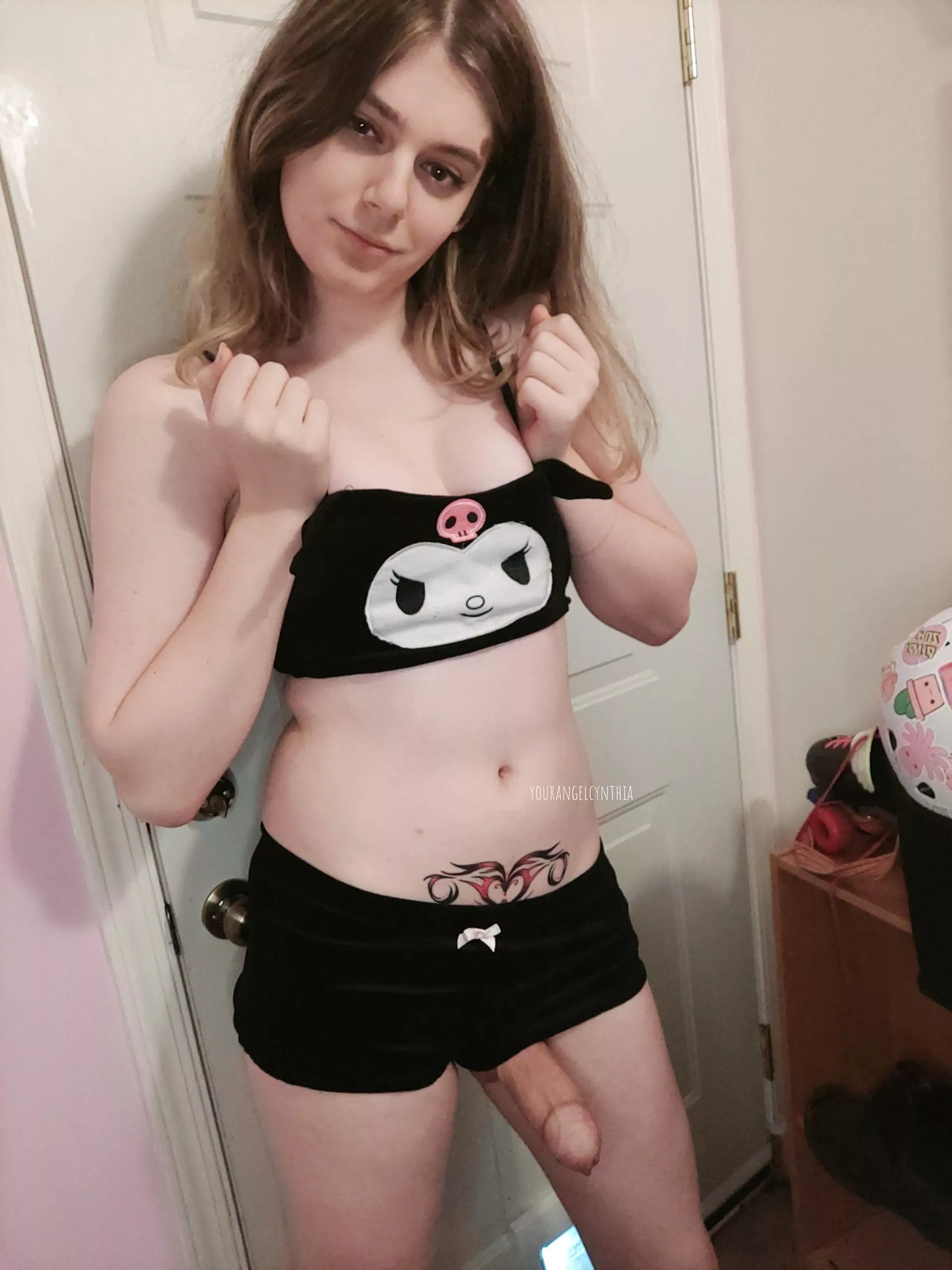 My kuromi lingerie finally showed up!!! ๐ฅฐ Too bad I've ah... Already seem to have grown out of it ๐ณ My kuromi lingerie finally showed up!!! ๐ฅฐ Too bad I've ah... Already seem to have grown out of it ๐ณ
