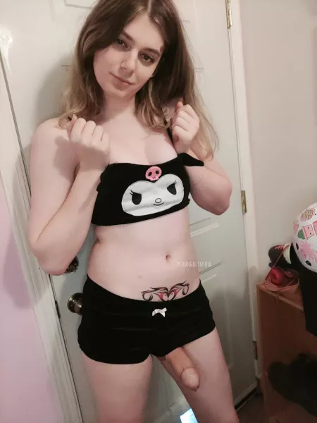 My kuromi lingerie finally showed up!!! π₯° Too bad I've ah... Already seem to have grown out of it π³ My kuromi lingerie finally showed up!!! π₯° Too bad I've ah... Already seem to have grown out of it π³