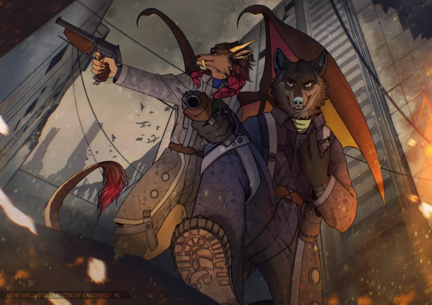 My last art piece of 2021. I'm really happy how it turned out! [@KillingTea]