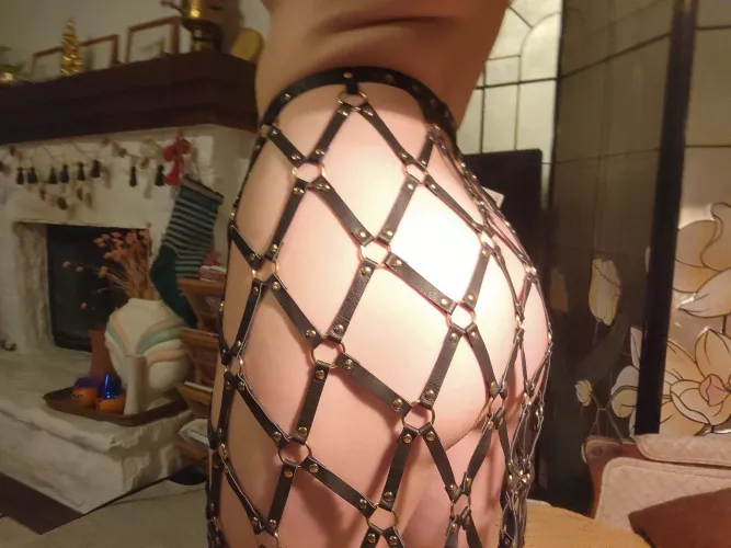 My leather skirt (if you can call it that 😅