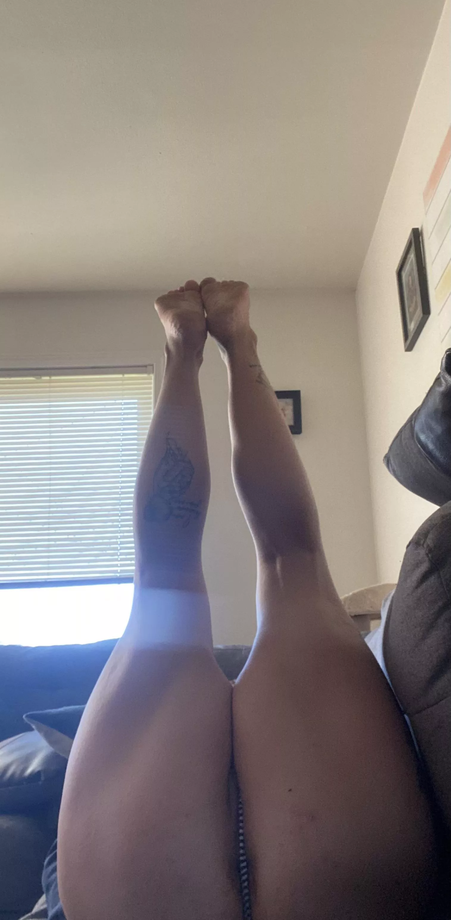 My legs are in a nice upward position 😉