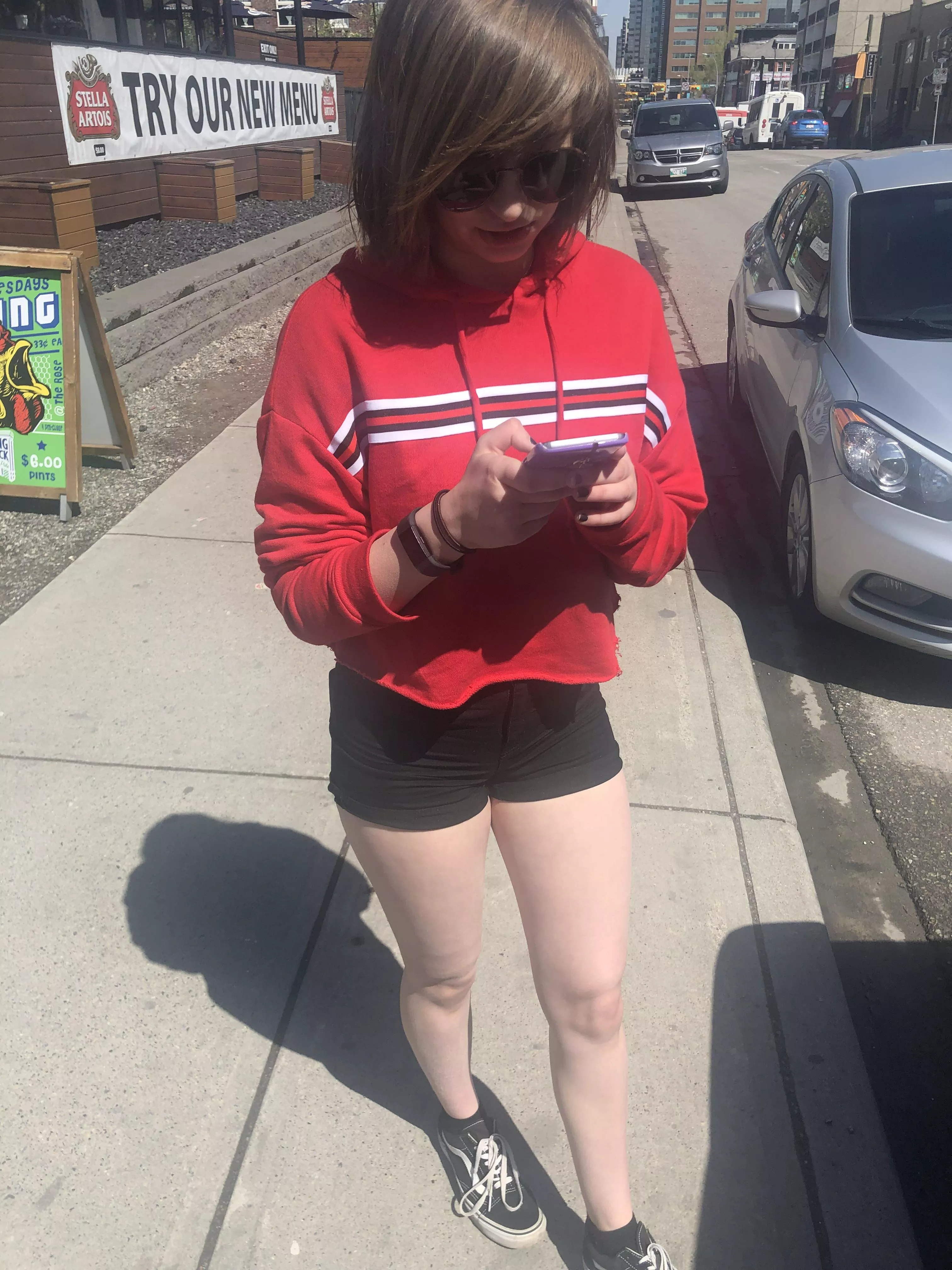 My legs needed the sunlight