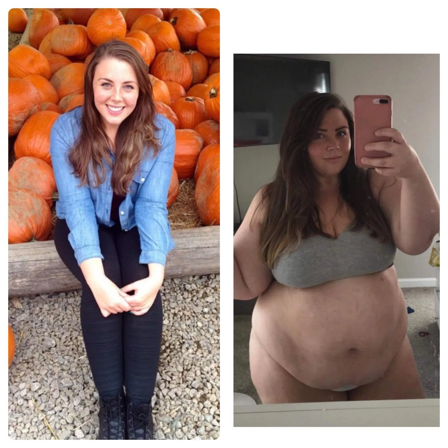 My lightest vs heaviest 🍕