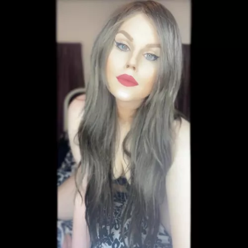 My lipstick would look better smeared on your dick and asshole. 😏