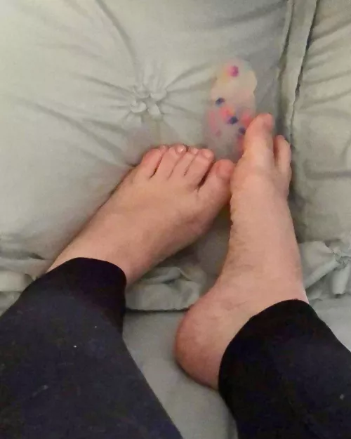 My little piggies are dirty, arenโt they?