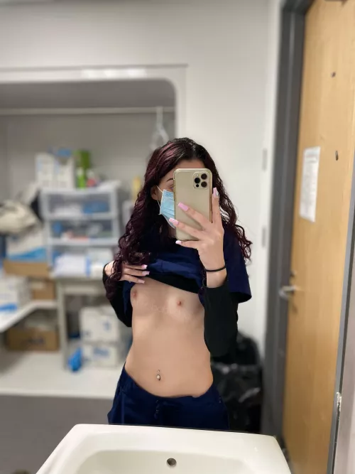 My little titties are so cold today ๐