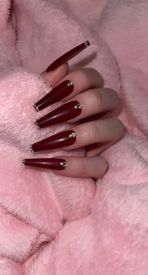 my long nails💅🏻😈