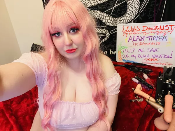 My lush is in my plump cute pussy! ??Link in comments!