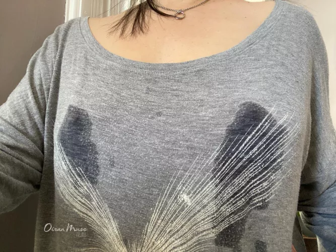 My milky T-shirt