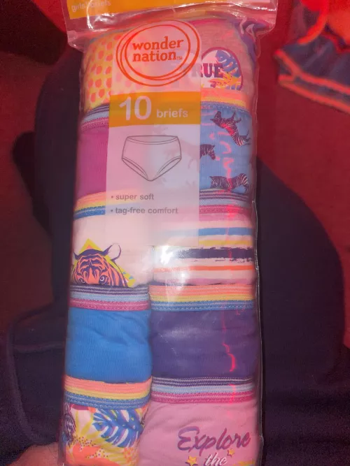 my mom was gonna send these panties to my cousin in a different country but before she does which pantie should i cum on?